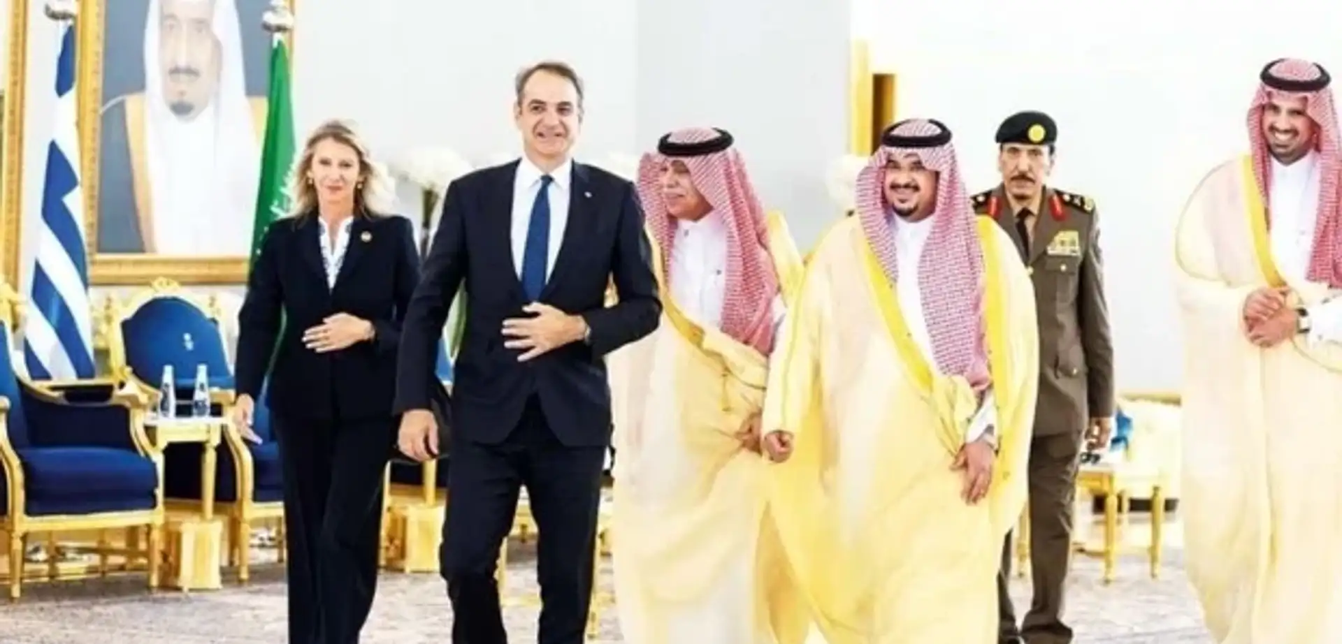 Yunan Başbakanı Miçotakis Riyad'a sürpriz ziyaret yaptı