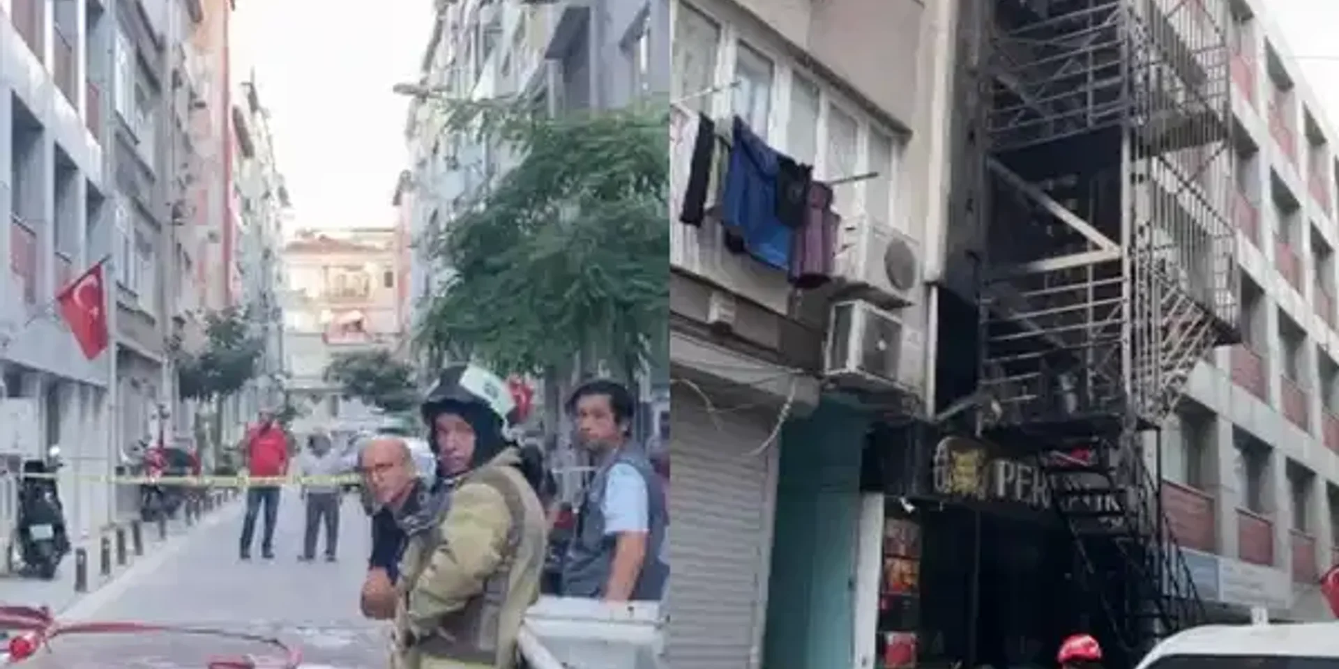 Bakırköy'de Otelde Yangın! 12 Kişi Yaralandı, 7 Kişi Kurtarıldı