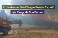 Ankara Kızılcahamam'daki Yangın Bolu Gerede'ye Sıçradı!