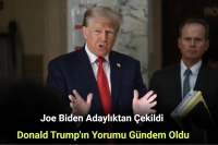 Donald Trump, Joe Biden'ın Adaylıktan Çekilmesine Bakın Nasıl Tepki Verdi?