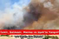Ege Yanıyor: İzmir, Balıkesir, Manisa ve Uşak'ta Yangında Son Durum!