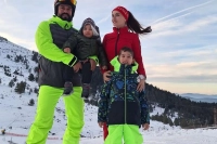 Fahriye Evcen Kayak Kazası Geçirdi