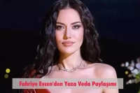 Fahriye Evcen Yaza Bu Pozlarla Veda Etti! Takipçilerinin Gözleri Kamaştı