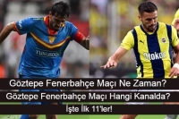 Göztepe Fenerbahçe Maçı Ne Zaman? Göztepe Fenerbahçe Maçı Hangi Kanalda? İşte İlk 11’ler