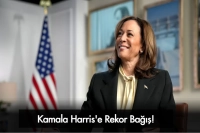 Kamala Harris 500 Milyon Dolar Rekor Bağış Topladı
