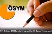 KPSS Önlisans 2024 Soru Ve Cevap Anahtarı Ne Zaman Yayınlanacak?