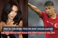 Love Island adlı müstehcen yarışmanın birincisi olmuştu! Ekin Su Cülcüloğlu'ndan Arda Güler'li paylaşım geldi!