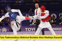 Para Taekwondocu Mahmut Bozteke Altın Madalya Kazandı