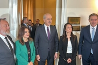 DEM Parti Heyeti Numan Kurtulmuş ile Görüştü