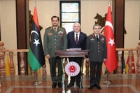 Bakan Güler Libyalı Komutan Hafter'i Kabul Etti