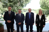Cumhurbaşkanı Erdoğan, Bosna-Hersek Liderleriyle Antalya'da Buluştu