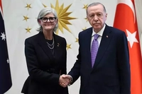 Cumhurbaşkanı Erdoğan Mostyn ile Görüştü