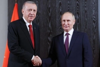 Cumhurbaşkanı Erdoğan Putin ile Görüştü