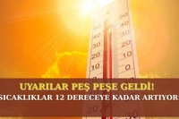 Kavrulacağız! Sıcaklıklar Mevsim Normallerinin 12 Derece Üzerine Çıkıyor