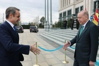 Cumhurbaşkanı Erdoğan ve Miçotakis Beştepe'de Bir Araya Geldi