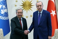Cumhurbaşkanı Erdoğan, BM Genel Sekreteri Guterres'i Kabul Ettti