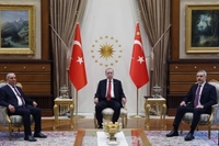 Cumhurbaşkanı Erdoğan, Filistin Devlet Başkan Yardımcısı eş-Şeyh'i Kabul Ettİ