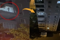 Balkon Duvarında Dans Eden Kadın Beylikdüzü'nde Panik Yarattı