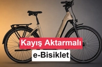 Kayış Aktarmalı Elektrikli Bisiklet 150 Kilometre Menzil Sunuyor