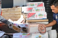 Antalya'daki soğuk hava deposunda tarihi geçmiş 1 ton gıda ele geçirildi