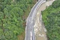 Karadeniz'de Çamlıhemşin Tüneli Pazartesi Açılıyor