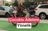 Çocuklu Aileler İçin 100 km Menzilli Elektrikli Bisiklet