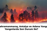 Adana, Kahramanmaraş ve Antalya’da Orman Yangını: Söndürüldü mü? İşte Son Durum