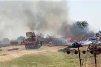 Edirne’de Yangın 500 Dönüm Araziyi Küle Döndürdü