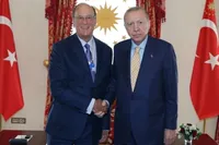 Erdoğan ve BlackRock CEO'su Larry Fink Bir Arada