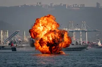 TEKNOFEST Mavi Vatan'da SAT ve SAS komandoları gösteri gerçekleştirdi