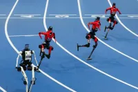 Tiangong Ultra Robotu Pekin'de Usain Bolt Rekorunu Geçti