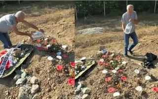 Eren Kaşıkçı'nın Mezarı Başında Duygusal Anlar