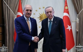 Cumhurbaşkanı Erdoğan, TBMM Başkanı Numan Kurtulmuş'u Kabul Etti