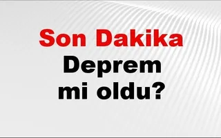 26 Ağustos AFAD son depremler listesi güncellendi