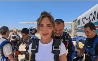 Rabia Soytürk'ten Gökyüzünde Cesaret Dolu Anlar!