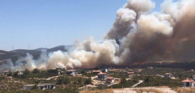 Aydın'da Makilik Alanda Çıkan Yangına Ekipler Müdahale Ediyor!