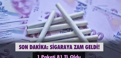 Bu Zam Sigarayı Bıraktırır: 1 Paketi 81 Lira Oldu