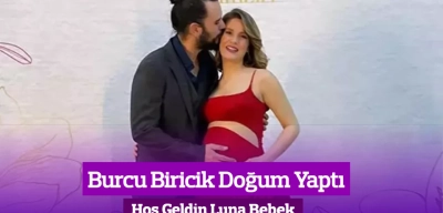 Burcu Biricik Kızı Luna’yı Kucağına Aldı