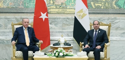 Cumhurbaşkanı Erdoğan, Mısır Cumhurbaşkanı Sisi ile Görüştü