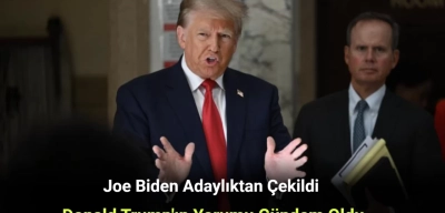 Donald Trump, Joe Biden'ın Adaylıktan Çekilmesine Bakın Nasıl Tepki Verdi?