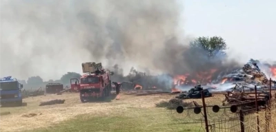 Edirne’de Yangın 500 Dönüm Araziyi Küle Döndürdü