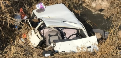 Ereğli'de Feci Kaza: Otomobil Atık Su Kanalına Uçtu, 3 Kişi Hastaneye Kaldırıldı