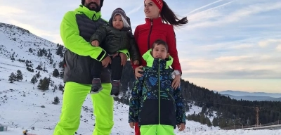 Fahriye Evcen Kayak Kazası Geçirdi