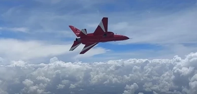 HÜRJET uluslararası hava gösterisi için Mısır semalarında
