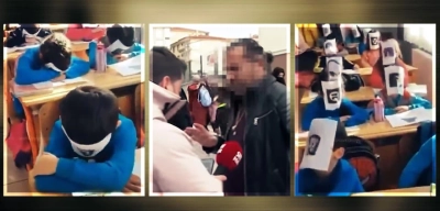 İlkokulda Skandal: Öğrencilerine Kripto Maskesi Taktırıp Video Çekti!