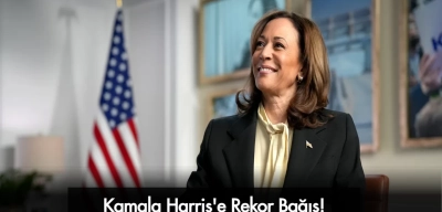 Kamala Harris 500 Milyon Dolar Rekor Bağış Topladı