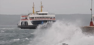 Marmara Denizi'nde Hava Muhalefeti Nedeniyle Seferler Durduruldu