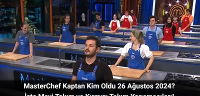 MasterChef Kaptan Kim Oldu 26 Ağustos 2024? Takımlar Nasıl Oluştu?