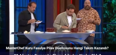 MasterChef Kuru Fasulye Pilav Düellosunu Hangi Takım Kazandı? Eleme Adayları Kimler Oldu?