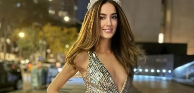 Miss Turkey birincisi İdil Bilgen'in davet tarzı dikkat çekti